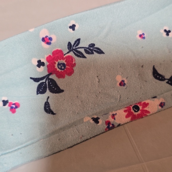 Girls 4t Bue Soft Floral Long Sleeve Dress - Picture 6 of 7